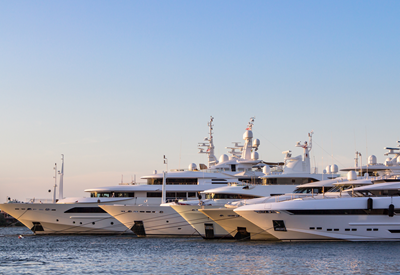 Superyachts Moored
