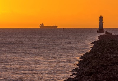 Offshore Sunset Panel
